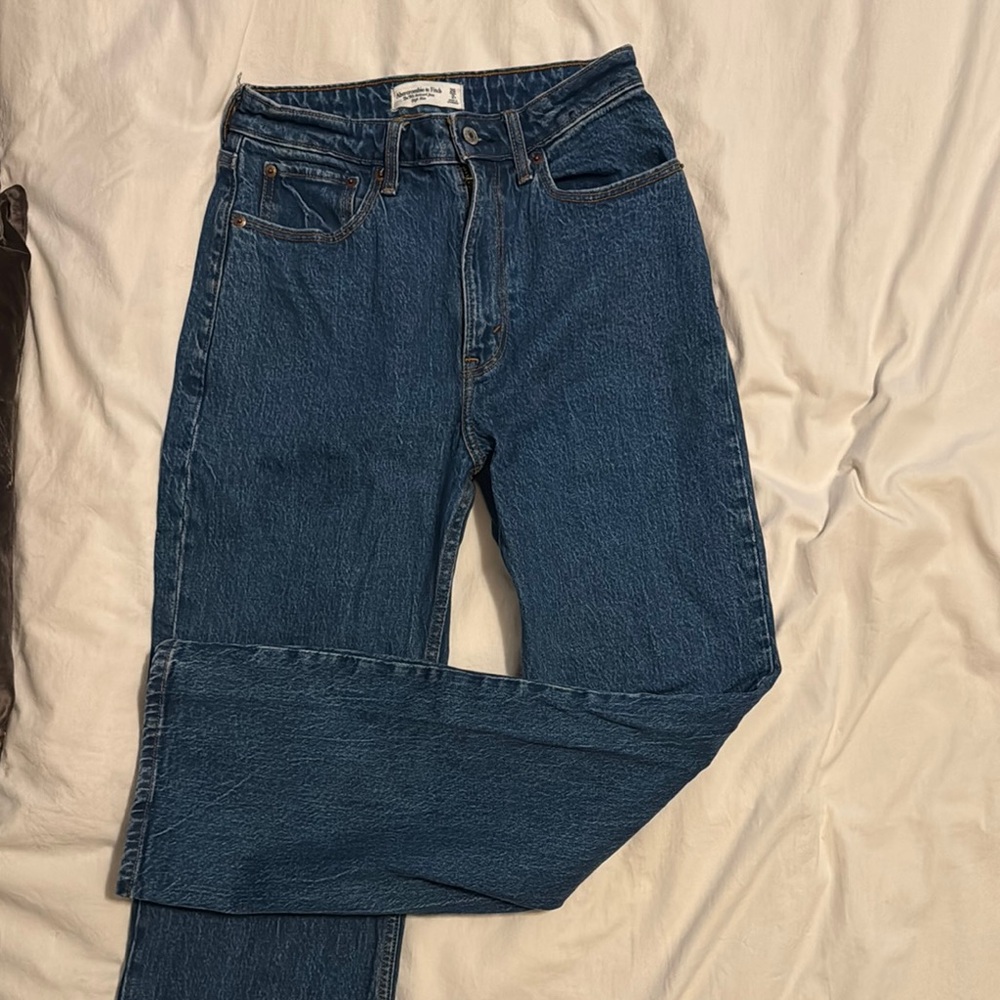 Abercrombie & Fitch Blue Straight Jeans Classic Denim